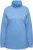 Ulla Popken Basic Long Sleeve Slim Fit Turtleneck Light Cornflower - Naisten hupparit ja collegepaidat isot koot - 