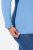Ulla Popken Basic Long Sleeve Slim Fit Turtleneck Light Cornflower - Naisten hupparit ja collegepaidat isot koot - Mukavat collegepaidat, huput ja neuleet