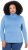 Ulla Popken Basic Long Sleeve Slim Fit Turtleneck Light Cornflower - Naisten hupparit ja collegepaidat isot koot - 