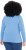 Ulla Popken Basic Long Sleeve Slim Fit Turtleneck Light Cornflower - Naisten hupparit ja collegepaidat isot koot - 