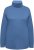 Ulla Popken Basic Long Sleeve Slim Fit Turtleneck Ink Blue - Naisten hupparit ja collegepaidat isot koot - 