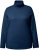 Ulla Popken Basic Long Sleeve Slim Fit Turtleneck Dark Blue - Naisten hupparit ja collegepaidat isot koot - 