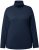 Ulla Popken Basic Long Sleeve Slim Fit Turtleneck Navy Blue - Naisten hupparit ja collegepaidat isot koot - 