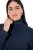 Ulla Popken Basic Long Sleeve Slim Fit Turtleneck Navy Blue - Naisten hupparit ja collegepaidat isot koot - Mukavat collegepaidat, huput ja neuleet
