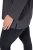 Ulla Popken Back To Basics V-Neck Relaxed Fit Cotton Tee Charcoal Grey Melange - T-paidat - Naisten t-paidat