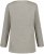 Ulla Popken Back To Basics V-Neck Relaxed Fit Cotton Tee Light Grey Melange - T-paidat - 
