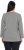 Ulla Popken Back To Basics V-Neck Relaxed Fit Cotton Tee Light Grey Melange - T-paidat - 