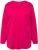 Ulla Popken Back To Basics V-Neck Relaxed Fit Cotton Tee Magenta Pink - T-paidat - 