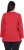 Ulla Popken Back To Basics V-Neck Relaxed Fit Cotton Tee Salsa Red - T-paidat - 
