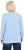 Ulla Popken Back To Basics V-Neck Relaxed Fit Cotton Tee Light Blue - T-paidat - 