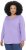 Ulla Popken Back To Basics V-Neck Relaxed Fit Cotton Tee Pale Lilac - T-paidat - 