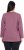 Ulla Popken Back To Basics V-Neck Relaxed Fit Cotton Tee Dark Rose - T-paidat - 