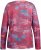 Ulla Popken Graphic Print Recycled Polyester Quick Dry Stretch Top Salsa Red - Painetut T-paidat naisille - 