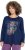 Ulla Popken Inverted Seam Long Sleeve Graphic Tee Ink Blue - T-paidat - 