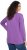 Ulla Popken Dream Rhinestone Lettering Long Sleeve Tee Light Plum - Painetut T-paidat naisille - 
