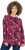Ulla Popken Abstract Print Long Sleeve Tee Dark Ruby - Painetut T-paidat naisille - 