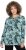 Ulla Popken Abstract Print Long Sleeve Tee Teal Green - Painetut T-paidat naisille - 
