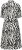 Kaffe Curve Alia Shirt Dress Black Chalk Animal - Midimekot - 