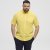 North Latitude Shirt Linen Cotton Short Sleeve Yellow - Kauluspaidat - Miesten isot kauluspaidat 2XL – 8XL