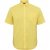 North Latitude Shirt Linen Cotton Short Sleeve Yellow - Kauluspaidat - Miesten isot kauluspaidat 2XL – 8XL