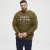 North Latitude Sweatshirt Army Green - Hupparit ja collegepaidat - Miesten hupparit ja collegepaidat isot koot