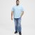 North Latitude Shirt Short Sleeve Turquoise - Kauluspaidat - Miesten isot kauluspaidat 2XL – 8XL