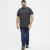North Latitude T-Shirt 2-Pack Dark Grey Melange - T-paidat - Isot T-paidat 2XL – 14XL