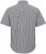 North Latitude Shirt Short Sleeve Checked Grey - Kauluspaidat - Miesten isot kauluspaidat 2XL – 8XL