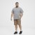 North Latitude Shirt Short Sleeve Checked Grey - Kauluspaidat - Miesten isot kauluspaidat 2XL – 8XL