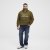 North Latitude Sweatshirt Half-Zip Green - Hupparit ja collegepaidat - Miesten hupparit ja collegepaidat isot koot