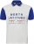 North Latitude Polo Short Sleeve Blue And White - Pikeepaidat - Miesten isot pikeepaidat