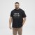 North Latitude Polo Pique Short Sleeve Black - Pikeepaidat - Miesten isot pikeepaidat