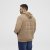North Latitude Hoodie with Zipper Dark Sand - Hupparit ja collegepaidat - Miesten hupparit ja collegepaidat isot koot