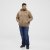 North Latitude Hoodie with Zipper Dark Sand - Hupparit ja collegepaidat - Miesten hupparit ja collegepaidat isot koot