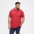 North Latitude Polo Short Sleeve Red - Pikeepaidat - Miesten isot pikeepaidat