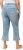 Ulla Popken Cropped Flared Eyelet Jeans Light Blue - Farkut & Housut Isoissa Koissa – Plus Size - 