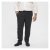 North Latitude Dress Pants Elastic Waist Dark Grey Melange - Miesten housut isot koot - Isojen miesten housut