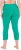Ulla Popken Basic Stretch Knit Capris Green - Naisten farkut ja housut isot koot - 