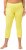 Ulla Popken Basic Stretch Knit Capris Yellow - Naisten farkut ja housut isot koot - 
