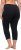 Ulla Popken Basic Stretch Knit Capris Navy - Naisten farkut ja housut isot koot - 
