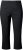 Ulla Popken Stretch Basic Bengaline Capri Pants Black - Naisten farkut ja housut isot koot - 