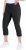 Ulla Popken Stretch Basic Bengaline Capri Pants Black - Naisten farkut ja housut isot koot - 