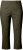 Ulla Popken Stretch Basic Bengaline Capri Pants Forest Forest Green - Naisten farkut ja housut isot koot - 