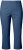 Ulla Popken Stretch Basic Bengaline Capri Pants Denim Blue - Naisten farkut ja housut isot koot - 