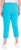 Ulla Popken Stretch Basic Bengaline Capri Pants Deep Aqua - Naisten farkut ja housut isot koot - 