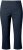 Ulla Popken Stretch Basic Bengaline Capri Pants Navy Blue - Naisten farkut ja housut isot koot - 