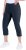 Ulla Popken Stretch Basic Bengaline Capri Pants Navy Blue - Naisten farkut ja housut isot koot - 
