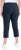 Ulla Popken Stretch Basic Bengaline Capri Pants Navy Blue - Naisten farkut ja housut isot koot - 