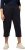 Ulla Popken Pull On Knit Elastic Waist Pocket Crop Pants Blue - Naisten farkut ja housut isot koot - 