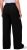 Ulla Popken Viscose Crinkle Drawstring Elastic Waist Pants Black - Naisten farkut ja housut isot koot - 